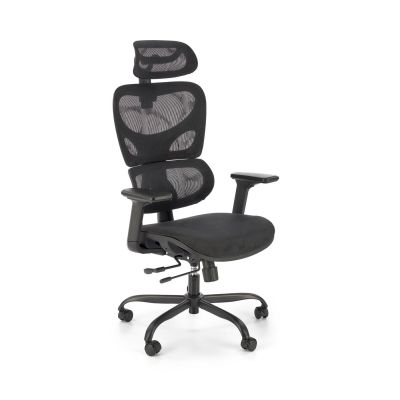 Scaun de Birou Ergonomic Herning 117, 71x75x114-126 cm, Negru