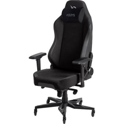 Scaun gaming AQIRYS Atlas, reglabil (Negru)