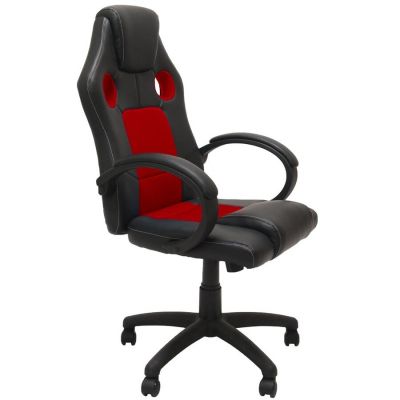 Scaun Gaming Captusit Spatar Captusit Polipropilena Cotiera Tetiera Roti Pivotante Negru/Rosu