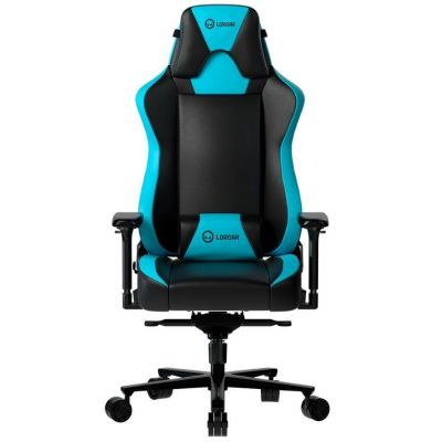 Scaun gaming LORGAR Base 311, reglabil (Negru/Albastru)