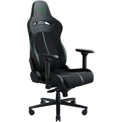 Scaun gaming Razer Enki, Reglabil, 136 kg (Negru/Verde)