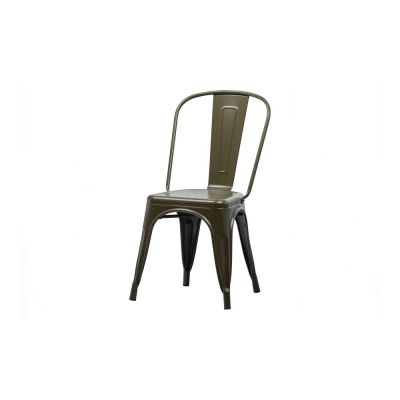 Scaune de dining verde din metal 2 buc Afternoon – vtwonen
