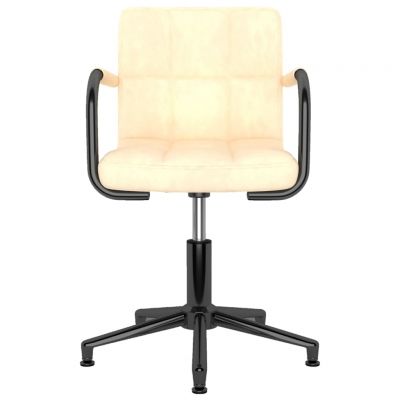 Scaune de sufragerie pivotante 6 buc