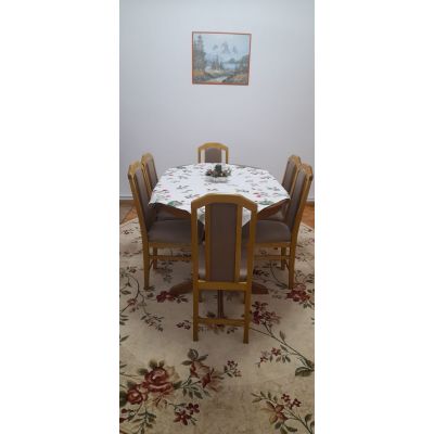 SET LORD 1  MASA 160-200-240-280+ 6 SCAUNE PERSONALIZABIL PE CULORI