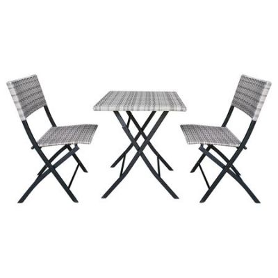 Set Mobilier Gradina Andy 1 Gri-bej Teesa Steel