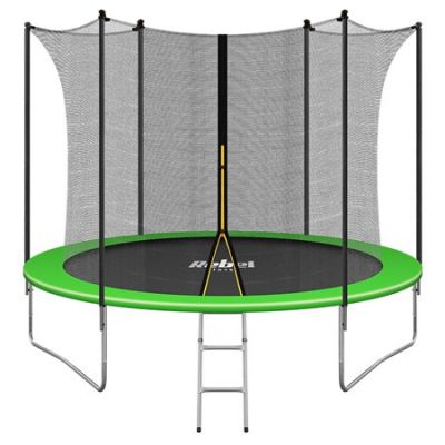 Trambulina 312cm cu siguranta UV, scara si structura otel