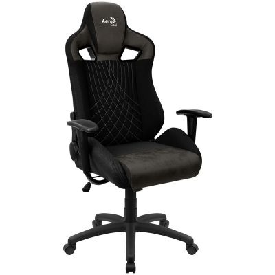 Scaun Gaming EARL AeroSuede Iron Black