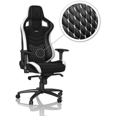 Scaun Gaming EPIC Echtleder Negru