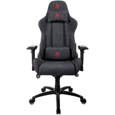 Scaun Gaming Verona Signature Soft Fabric Red Logo
