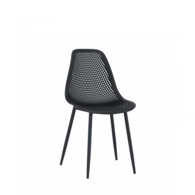 Scaun living TEGRA, negru, 45x53x86 cm la reducere