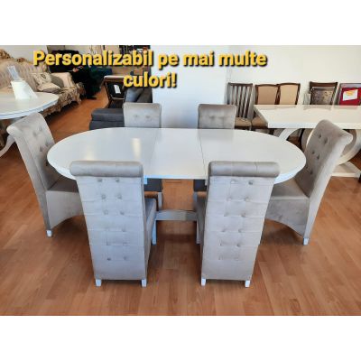 SET DEN 51 MASA EXTENSIBILA + 6 SCAUNE