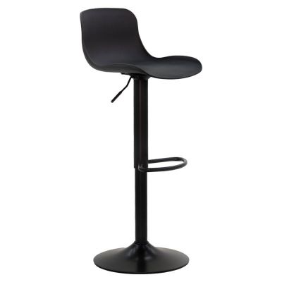 Scaun de bar Walden plastic negru Scaun de bar Walden plastic negru