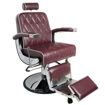 Scaun frizerie barber shop Gabbiano imperial maroon