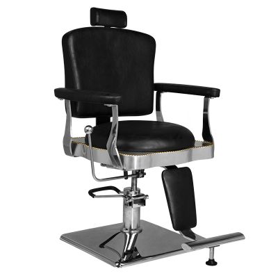 Scaun frizerie barber shop Hair system sm180 Negru