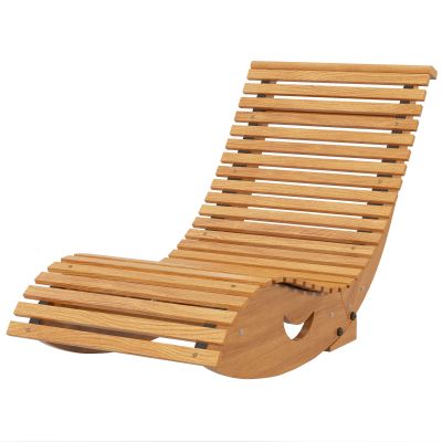 Outsunny scaun balansoar de gradina cu sezut din lemn si spatar | Aosom Romania