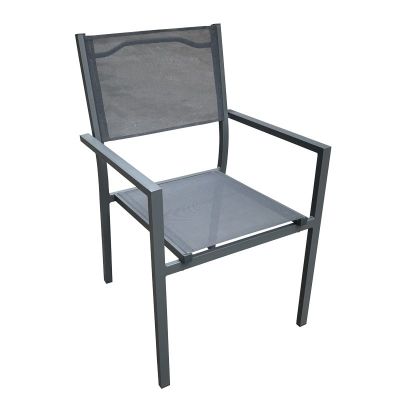 Scaun de grădină Moly Gri 56.5x61x87.5 cm