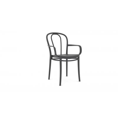Scaun de Gradina Rosa Sleeved, Gri, 44X85X53 Cm