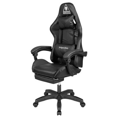 Scaun Gaming Negru Warrior Cursă&inox