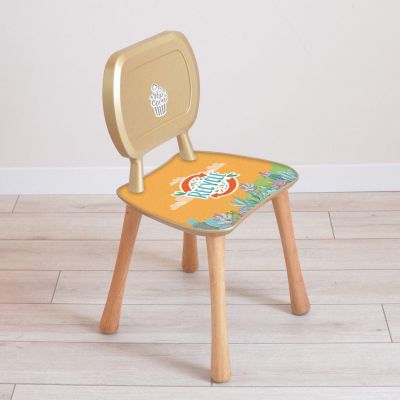 Scaun pentru copii Știrbul, Multicolor, 23x36x65 cm
