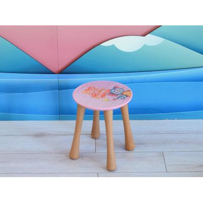 Scaun pentru copii Zurli, Multicolor, 25x25x29 cm