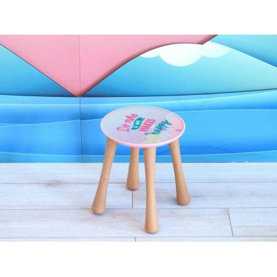 Scaun pentru copii Zurli, Multicolor, 25x25x29 cm