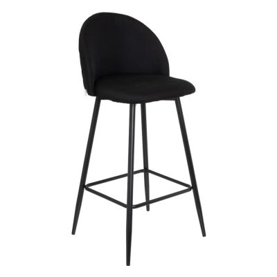 Scaune de bar negre 2 buc. (înălțime șezut 69 cm) – Casa Selección