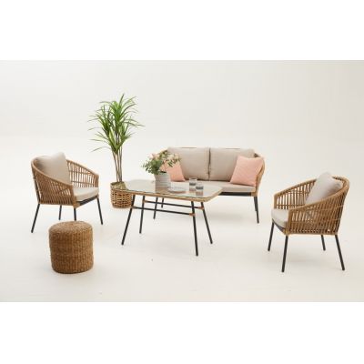 Set de gradina Frezya Crem 140x67x46 cm