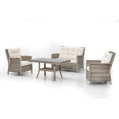 Set de gradina Manila 316 Crem 120x65x65 cm