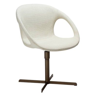 Scaun alb Danform Carry Bone Boucle