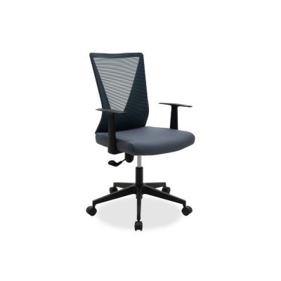 Scaun birou manager Ghost mesh, Gri, 61x53x93 cm