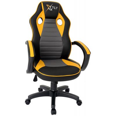 Scaun de Birou XFly13, Galben, 66 x 121 x 65 cm
