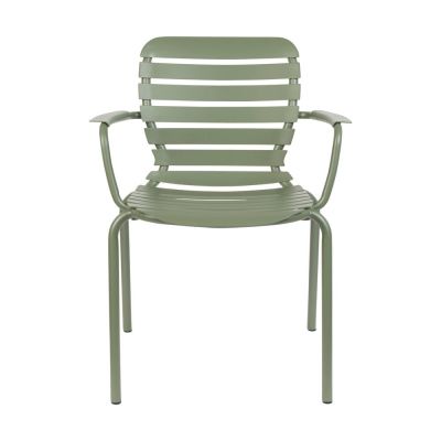 Scaune de grădină verde-deschis 2 buc. din metal Vondel – Zuiver