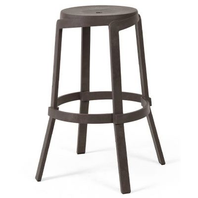 Scaun exterior Nardi Stack Maxi 48cm  h 76.5cm  maro terra