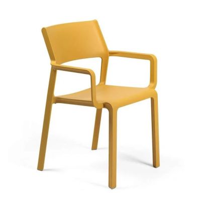 Scaun exterior Nardi Trill Armchair cu brate  galben