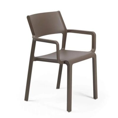 Scaun exterior Nardi Trill Armchair cu brate  maro