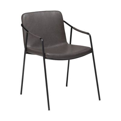 Scaun gri piele artificiala Danform Boto Vintage Scaun gri piele artificiala Danform Boto Vintage