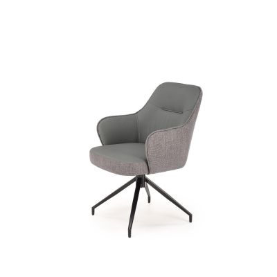Scaun Hadsund 527, 60x65x85 cm, Stofa, Gri