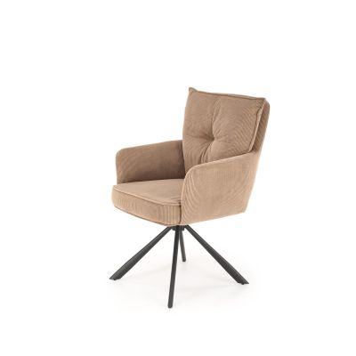 Scaun Hadsund 528, 60x67x90 cm, Stofa, Cappuccino