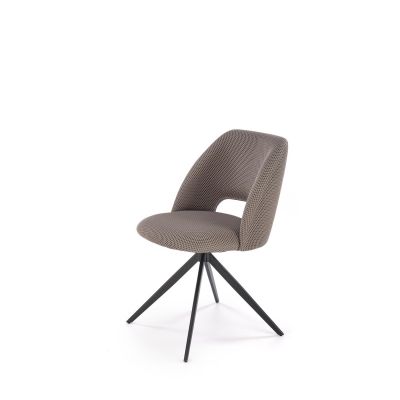 Scaun Hadsund 546, 52x60x79 cm, Stofa, Gri