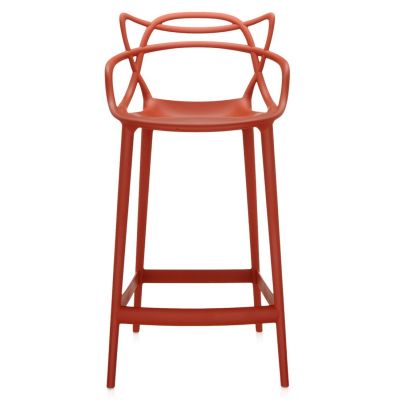 Scaun inalt Kartell Masters Stool design Philippe Starck & Eugeni Quitllet 65cm ruginiu