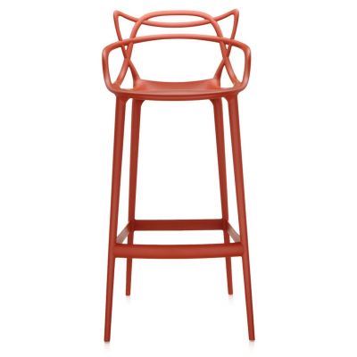 Scaun inalt Kartell Masters Stool design Philippe Starck & Eugeni Quitllet 75cm ruginiu