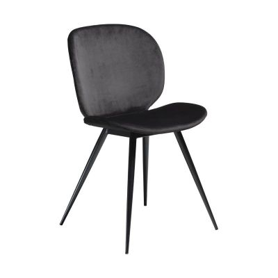 Scaun negru Danform Cloud Meteorite Velvet Scaun negru Danform Cloud Meteorite Velvet