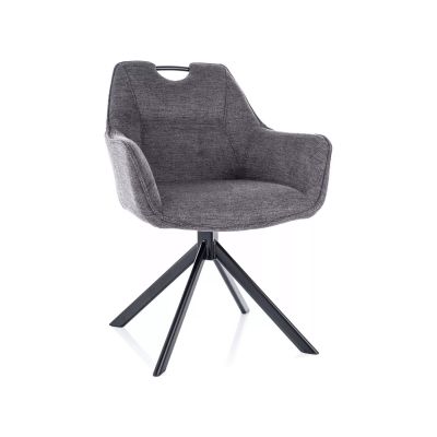 Scaun Skog 155 Brego, 60x61x84 cm, Stofa Gri Inchis