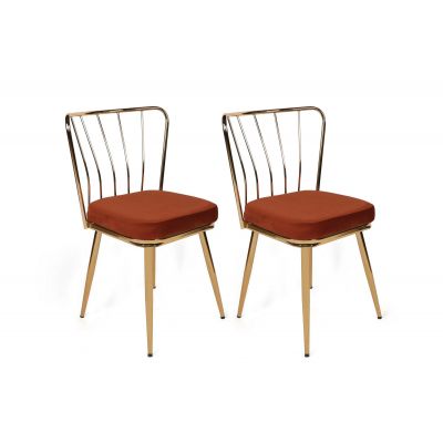 Set scaune (2 bucati) Bucatarie Sufragerie Yildiz Chair, 43 x 82 x 42 cm