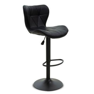 Scaun bar Coozy metal, reglabil pe inaltime, 47x45x90 cm