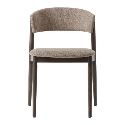 Scaun de dining maro/bej Revere – Unique Furniture