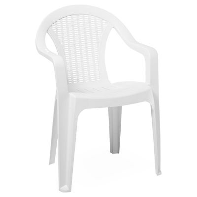 Scaun exterior Headway plastic culoare alb