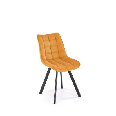 Scaun Hadsund 549, 46x61x87cm, Stofa, Mustar