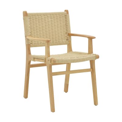 Scaun Olivier, Bej - Natural, 62x60x85 cm