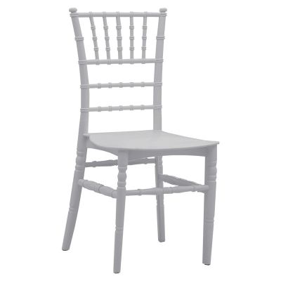 Scaun Tiffany, Alb, 40x86x43 cm